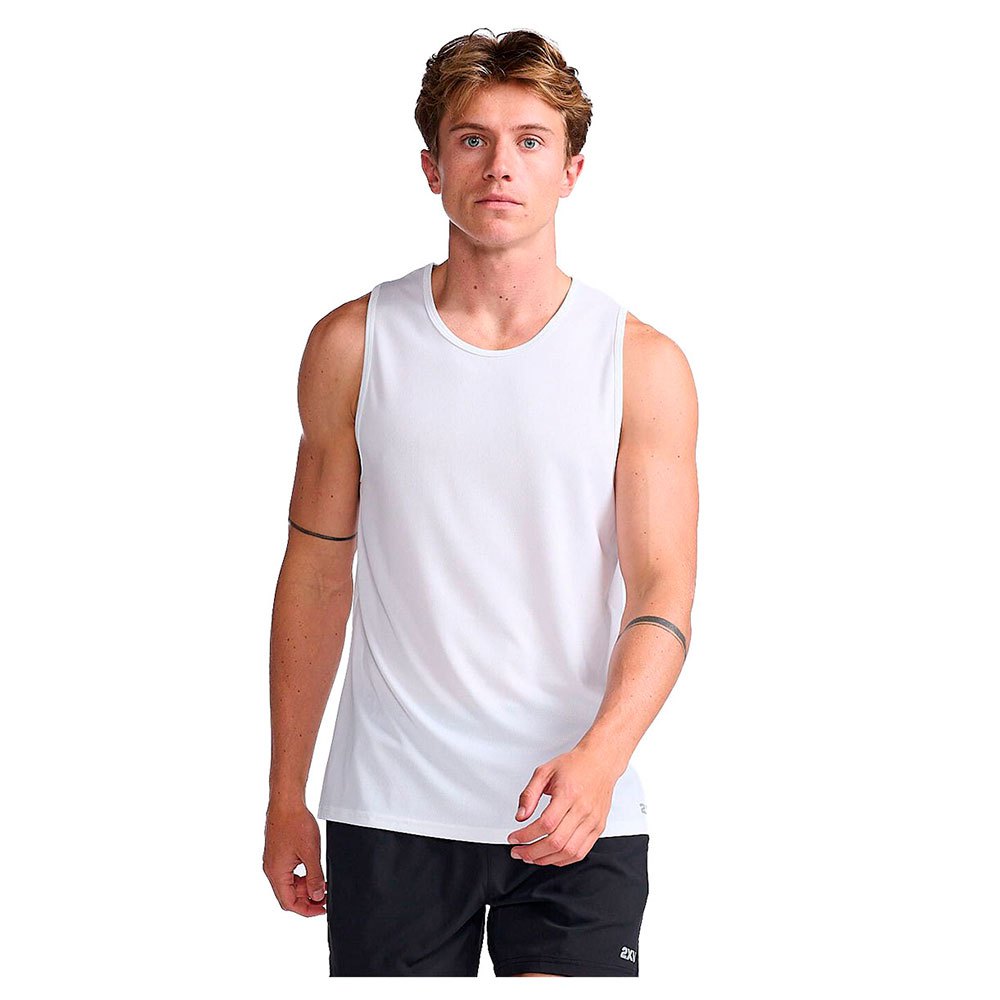 2xu Aero Sleeveless T-shirt Weiß L Mann von 2xu