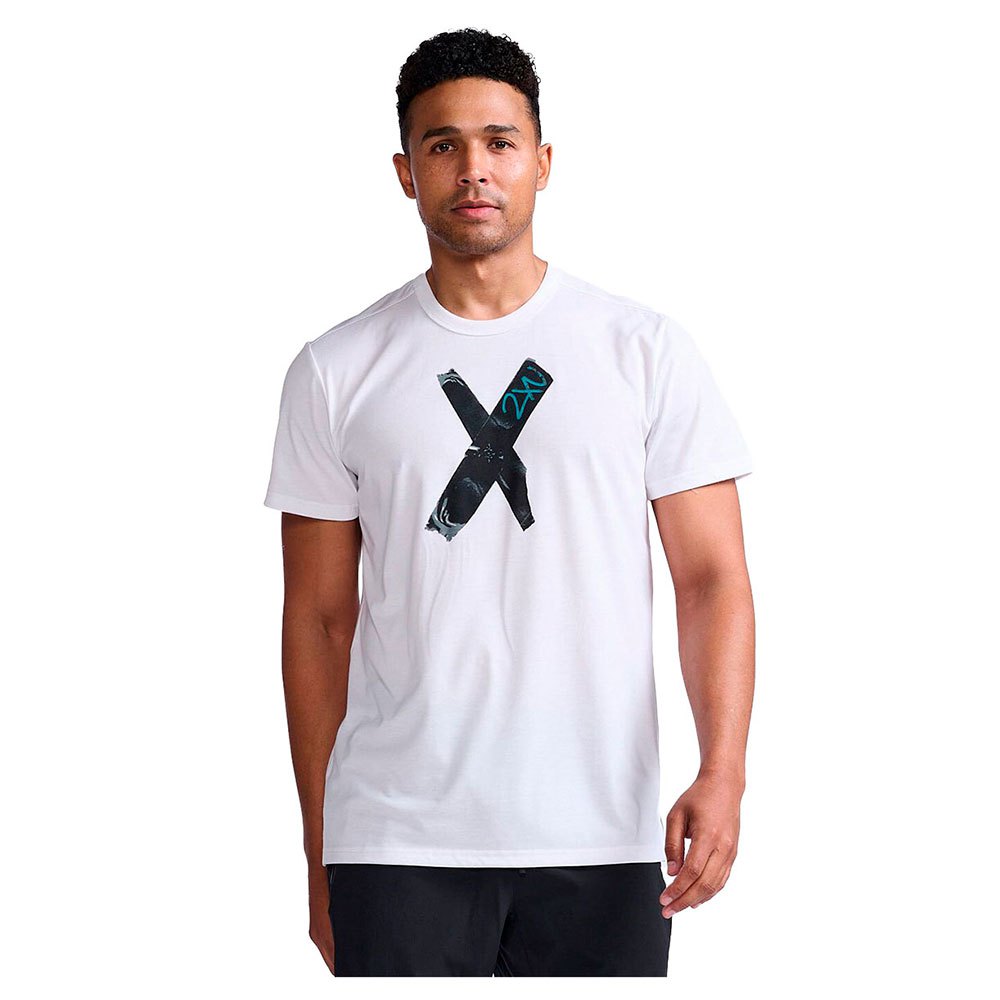 2xu Contender Short Sleeve T-shirt Weiß L Mann von 2xu