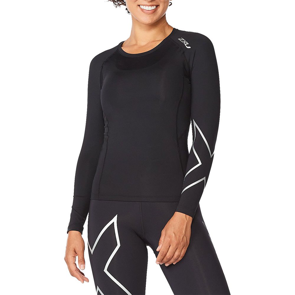 2xu Core Compression Long Sleeve T-shirt Schwarz XS Frau von 2xu