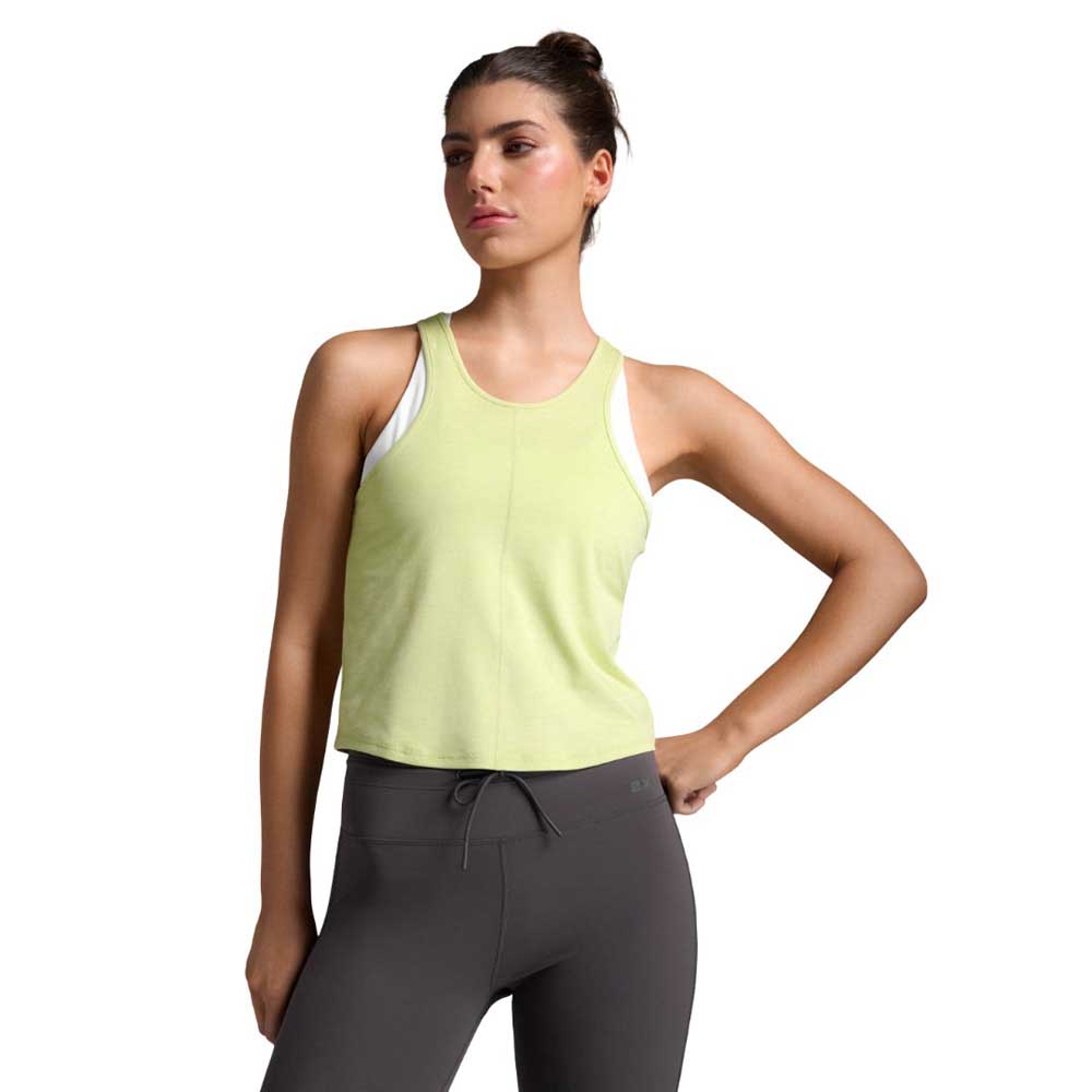 2xu Form Soft Sleeveless T-shirt Gelb S Frau von 2xu