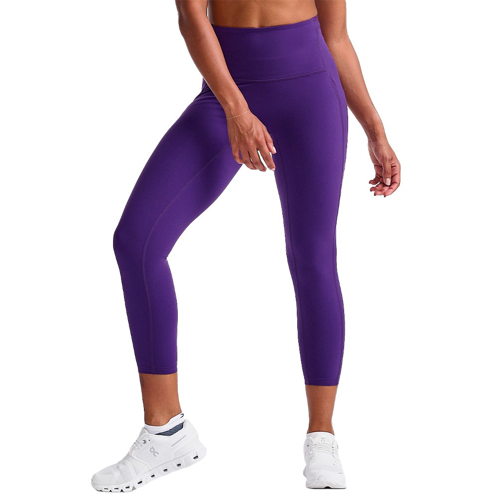 2xu Form Stash Hi-rise Comp 7/8 Leggings Lila L Frau von 2xu