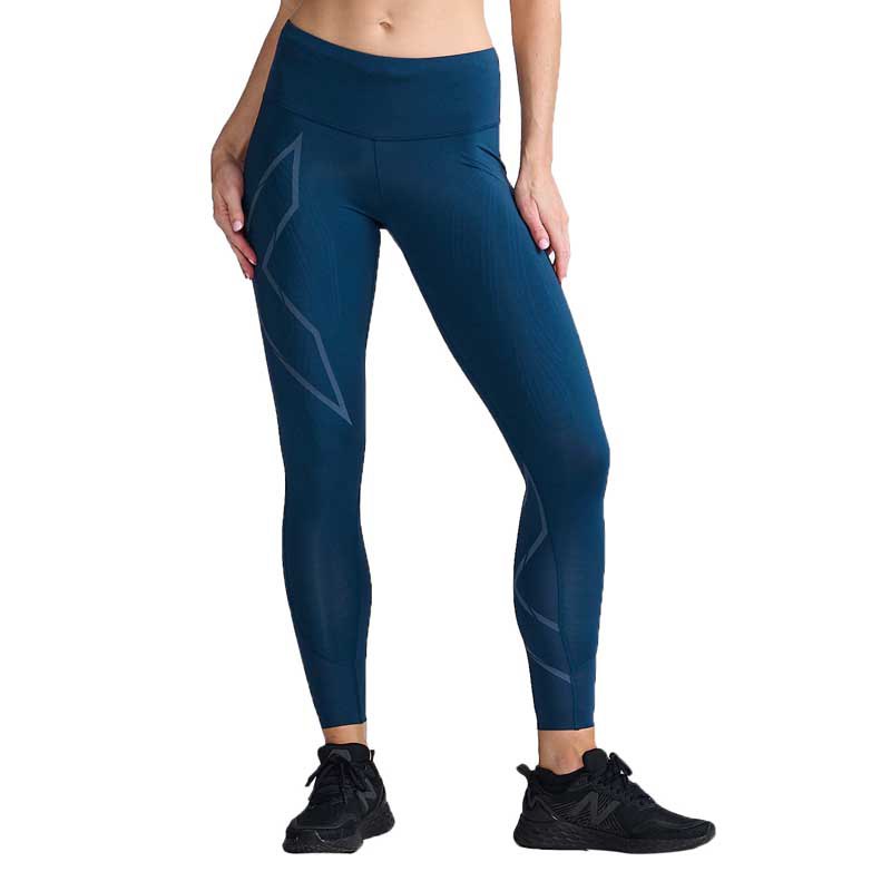 2xu Light Speed Mid-rise Comptight Leggings Blau XL Frau von 2xu