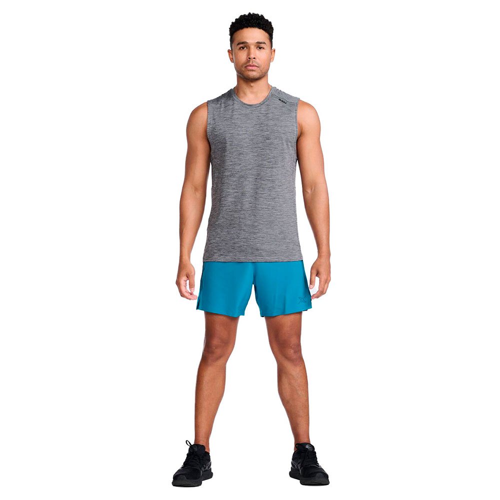 2xu Motion Sleeveless T-shirt Blau 2XL Mann von 2xu