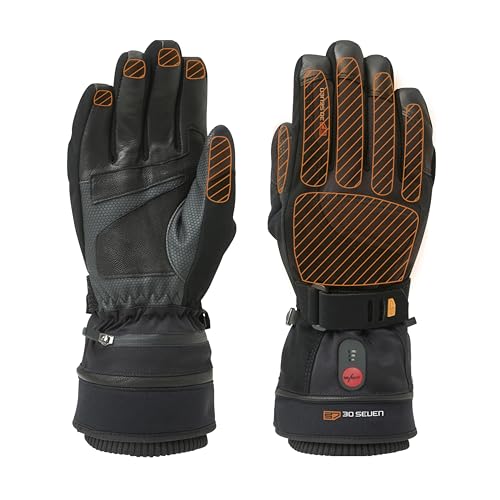 30seven Handschuhe oder Fäustlinge für Männer and Frauen - Primaloft-Isolierung, Temperature einstellbar, Wintersportmodell, Anti-Kälte, Include 2 wiederaufladbare Batterien and Doubledegerät von 30seven