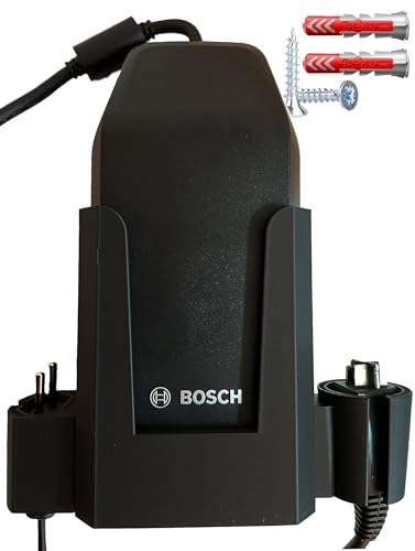 3D-TDürbeck Wandhalterung für das Bosch Ladegerät eBike - Stabile und sichere Aufbewahrung für Ihr eBike Ladegerät von Bosch(4A, Smart System BPC3400) von 3D-TDürbeck