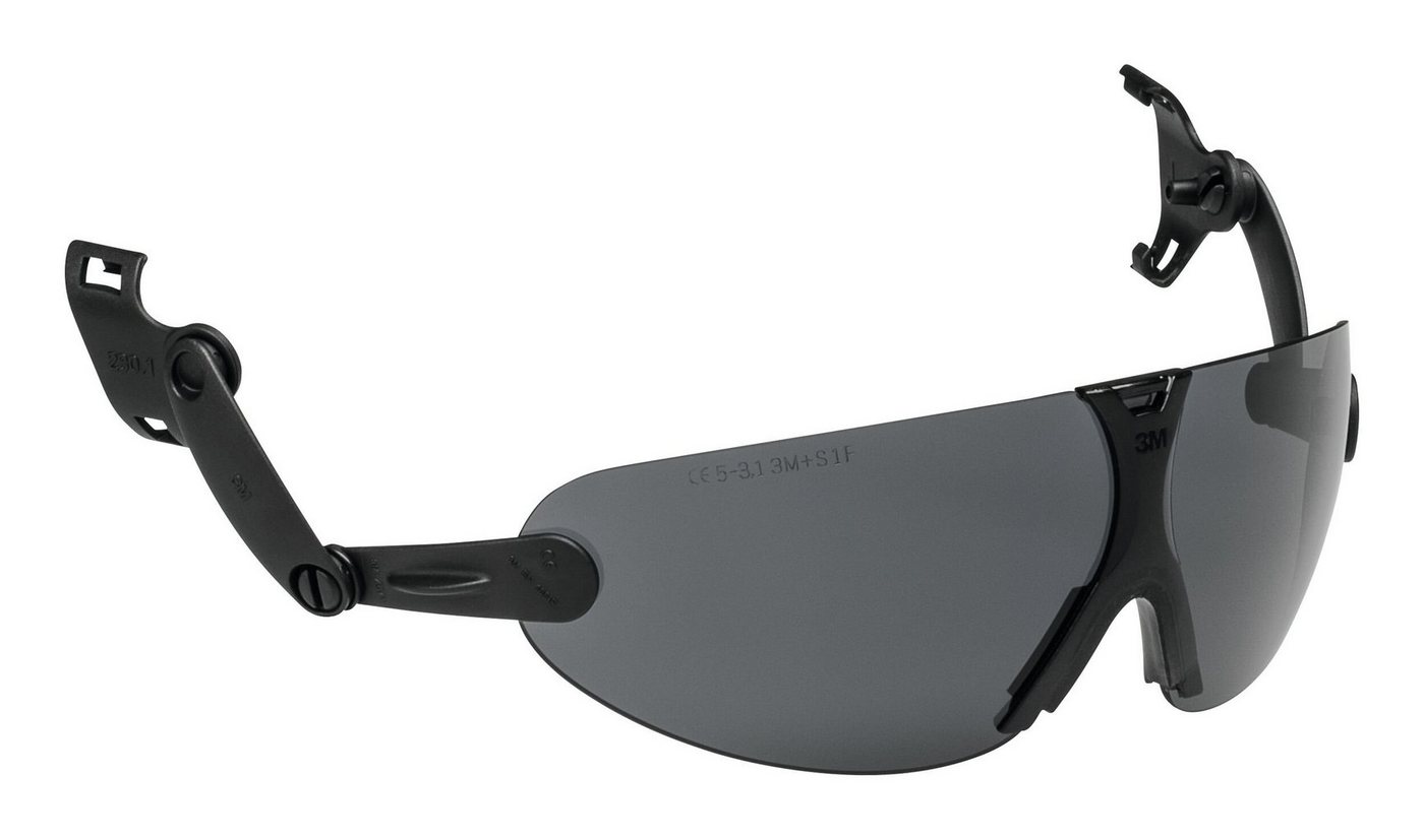 3M Schutzhelm, Integrierte Schutzbrille V9G für Peltor, grau von 3M