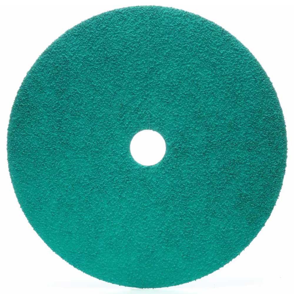 3m Green Corps 7x7/8´´ 40g Fibre Sandpaper Disc 20 Units Grün von 3m