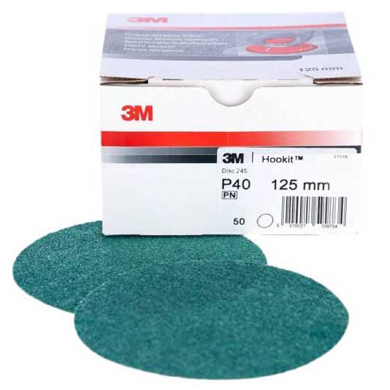 3m Hookit 245 P60 Grinding Disc 50 Units Durchsichtig 125 mm von 3m