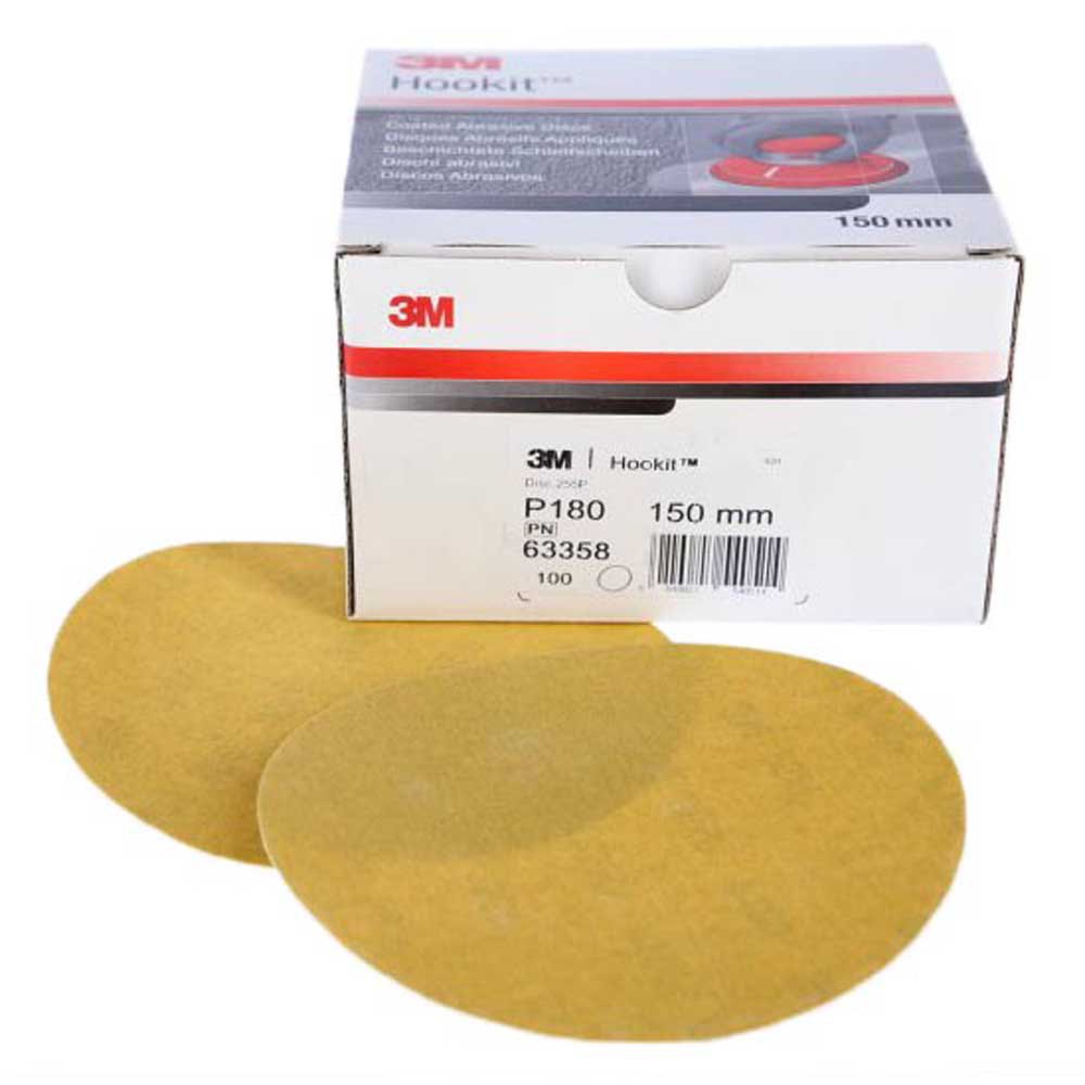 3m Hookit 255 P120 Grinding Disc 100 Units Durchsichtig 150 mm von 3m