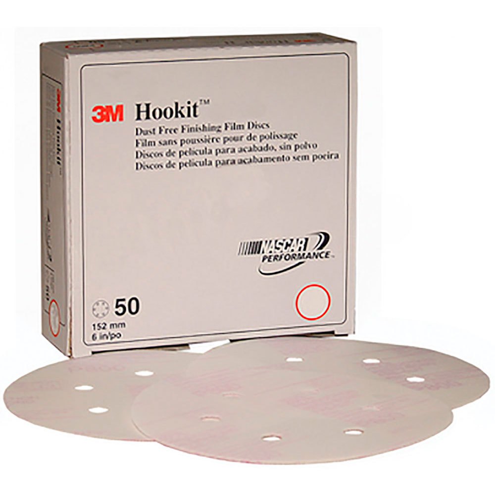 3m Hookit Dust-free Finishing Film Disc 260l P1000 6´´ Durchsichtig von 3m