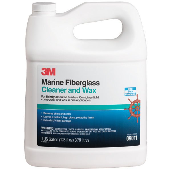 3m Marine Fiberglass Cleaner&wax 3.78l Weiß von 3m