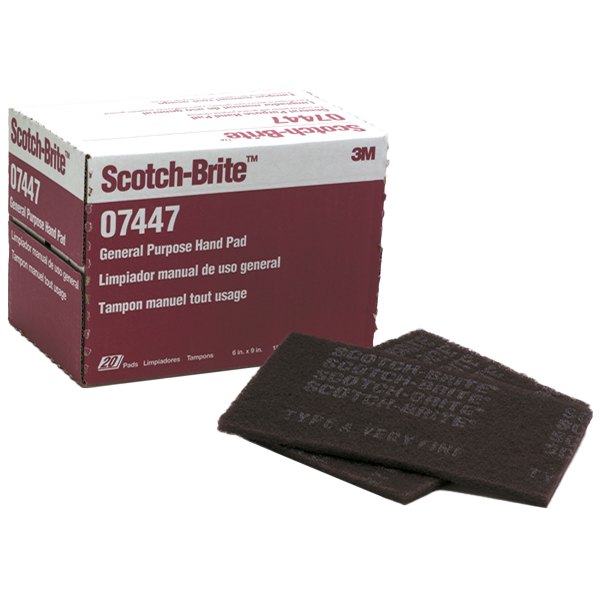 3m Scotch-brite Hand Pad General 6x9´´ 20 Units Schwarz von 3m