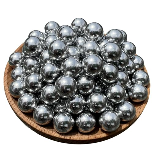 100 Stück .50 Cal Paintballs, 0,50 Kaliber Vollaluminium Paintballs, 2,6 Gramm, Selbstverteidigungsbälle, passend für T4e TR50/HDR 50 von 40MAX