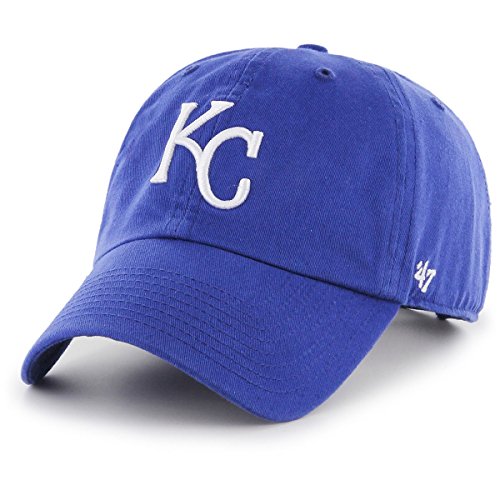 47 Brand Kansas City Royals MLB Clean Up Adjustable Hat - Blue von 47