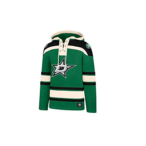 47 Brand NHL Dallas Stars Eishockey Hoody Hoodie Kaputzenpullover Sweater Lacer Jersey Trikot Hooded (L) von 47