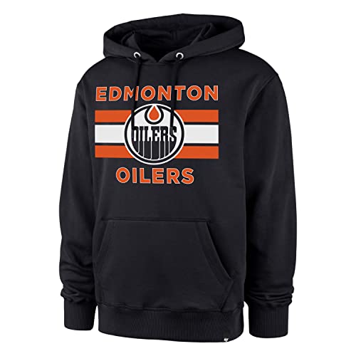 47 NHL Edmonton Oilers Hoody Vintage Burnside Kaputzenpullover Hooded Sweater Pullover Navy (XL) von 47