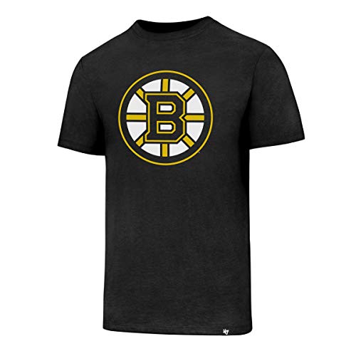 47 NHL T-Shirt Boston Bruins Club Logo Brand Eishockey (L) von 47