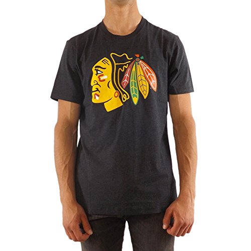 47 NHL T-Shirt Chicago Blackhawks Club Logo Brand Eishockey (X-Large) von 47