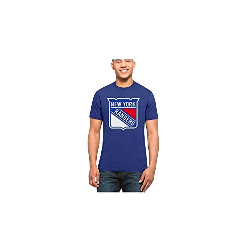 '47 NHL T-Shirt New York Rangers blau Logo Splitter Brand Eishockey (M) von '47