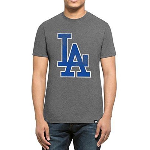 47 MLB Baseball T-Shirt Los Angeles L.A. Dodgers grau Knockaround Club Logo '47Brand (XX-Large) von 47
