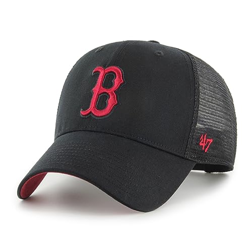 '47 Boston Red Sox Black MLB Ballpark Mesh Most Value P Trucker Cap - One-Size von '47