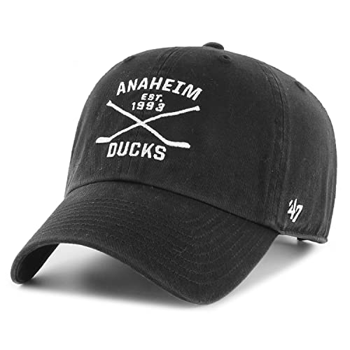 '47 Brand Adjustable Cap - AXIS Anaheim Ducks schwarz von '47