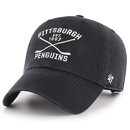 47 Brand Adjustable Cap - AXIS Pittsburgh Penguins schwarz von 47