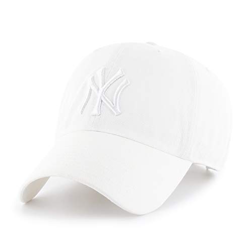 '47 Brand Adjustable Cap - CLEAN UP New York Yankees weiß von '47
