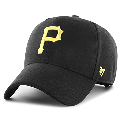47 Brand Adjustable Cap - MLB Pittsburgh Pirates schwarz von 47