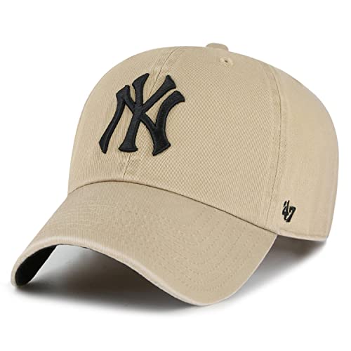 '47 Brand Ballpark Cap CLEAN UP New York Yankees Khaki beige von '47