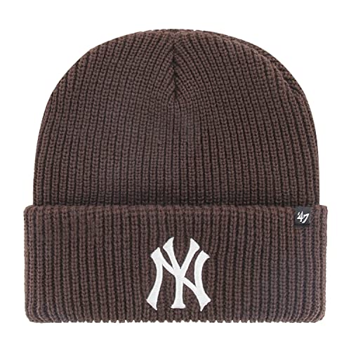 '47 Brand Beanie Wintermütze - Upper New York Yankees braun von '47