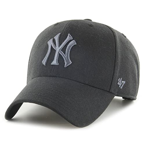 47 Brand Curved Snapback Cap MLB New York Yankees schwarz von 47