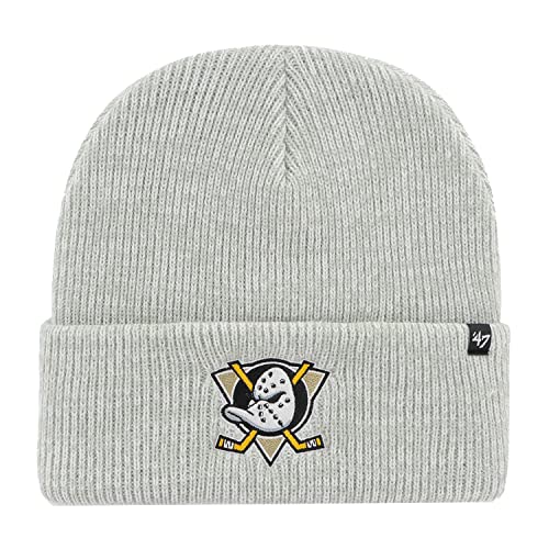 '47 Brand Knit Wintermütze - Freeze Anaheim Ducks grau von '47