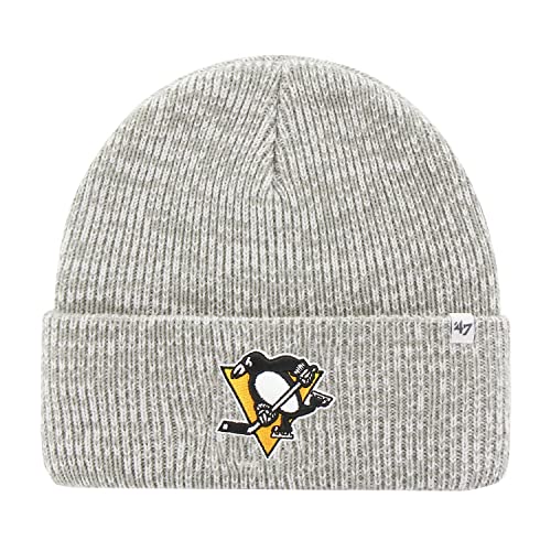 '47 Brand Knit Wintermütze - Freeze Pittsburgh Penguins grau von '47