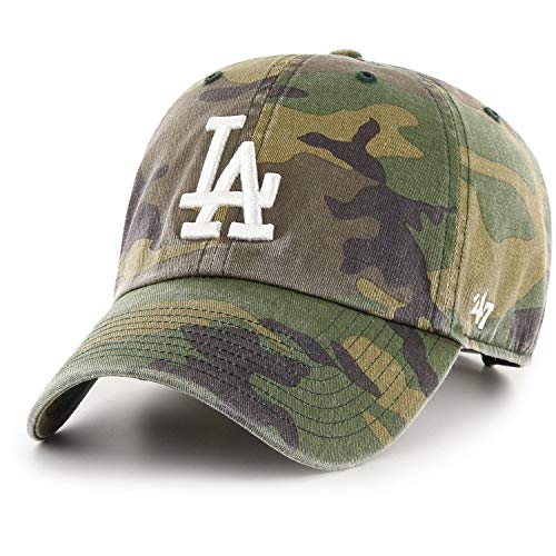 '47 Brand Relaxed Cap - Washed Los Angeles Dodgers Wood camo von '47