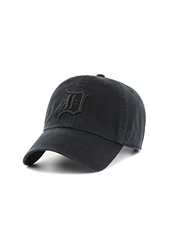 '47 Brand Relaxed Fit Cap - CLEAN UP Detroit Tigers schwarz von '47