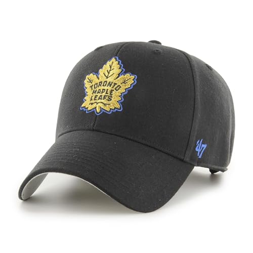 '47 Toronto Maple Leafs NHL Metallic Most Value P. Schwarz Verstellbare Snapback Cap One-Size von '47