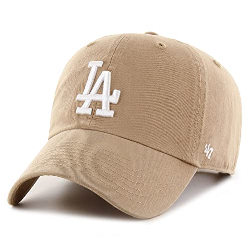 47 Brand Strapback Cap - CLEAN UP Los Angeles Dodgers Khaki von 47