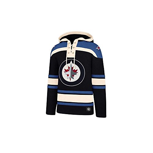 '47 Brand Winnipeg Jets Lacer Jersey Hoodie NHL Sweatshirt, M von '47