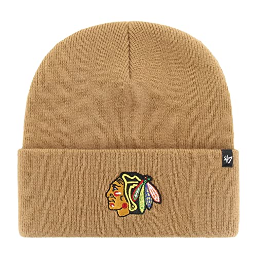 '47 Brand Wintermütze - Haymaker Chicago Blackhawks Camel von '47