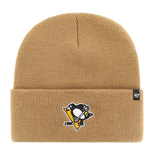 47 Brand Wintermütze - Haymaker Pittsburgh Penguins Camel von 47