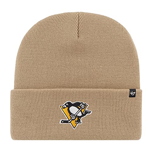 47 Brand Wintermütze - Haymaker Pittsburgh Penguins Khaki von 47
