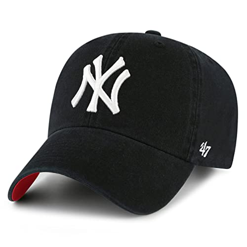 '47 MLB New York Yankees Herren Clean Up Cap schwarz von '47