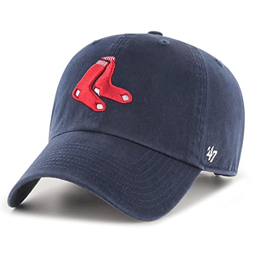 '47 Brand Relaxed Fit Cap - MLB CLEAN UP Boston Red Sox Navy von '47