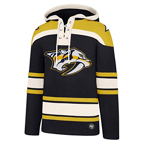 '47 NHL Lacer Hoody Sweater Nashville Predators Kaputzenpullover Superior Hood (L) von '47