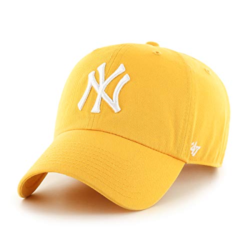 47Brand Adjustable Cap - CLEAN UP New York Yankees gelb von '47