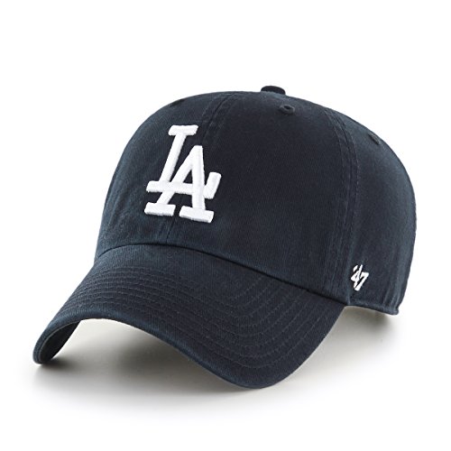 47 Brand RGW12GWS Clean Up Strapback LA Dodgers Schwarz, Size:ONE Size von 47