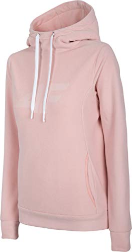 4F Damen Fleece Fedora Fleeceshirt, Light Pink, L von 4F