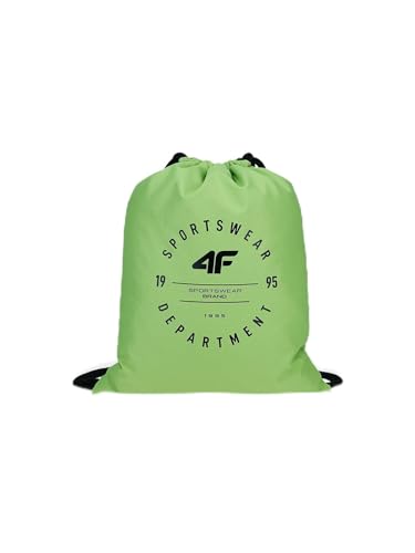 4F Unisex-Youth Gymsack M055 Turnertasche, Grün, Talla única von 4F