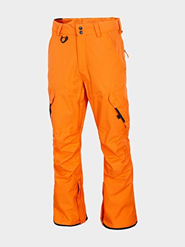 4F Herren Snowboardhose Hans, Orange Neon, L von 4F
